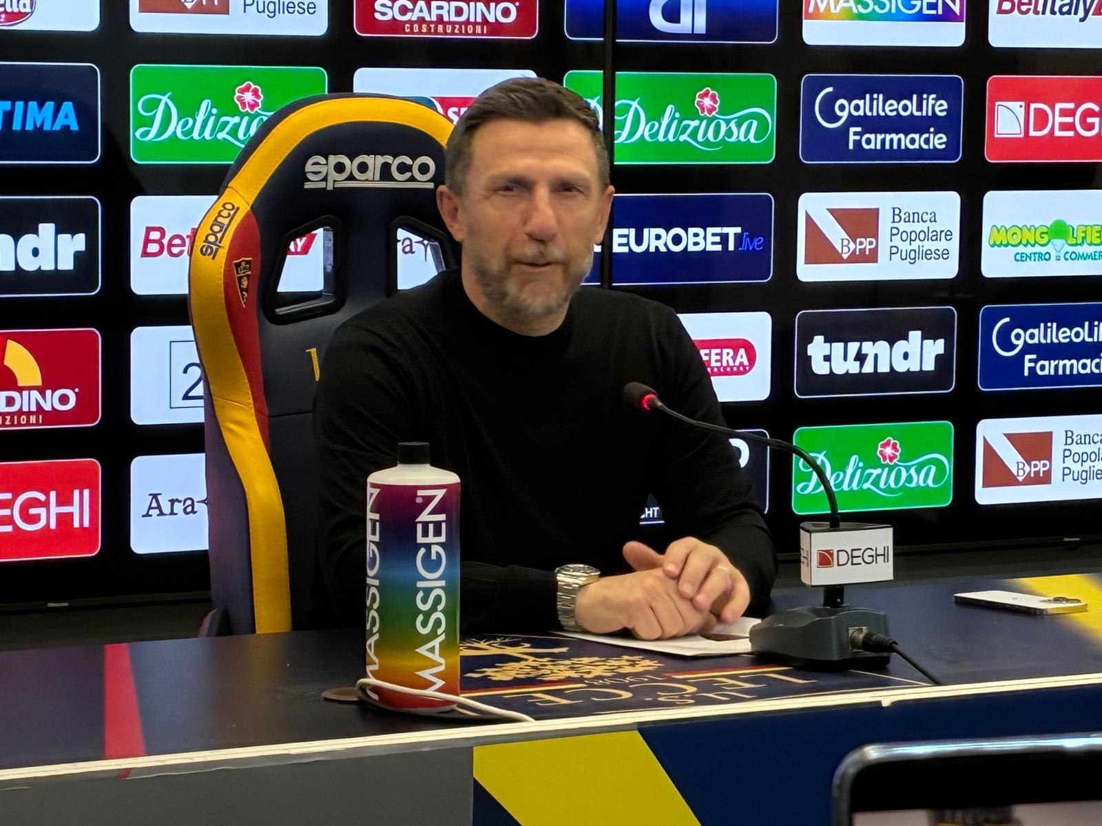 Lecce, avanti con Trinchera: ora il rinnovo di Di Francesco